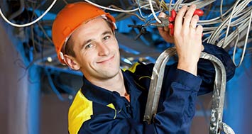 Electrician Training worker